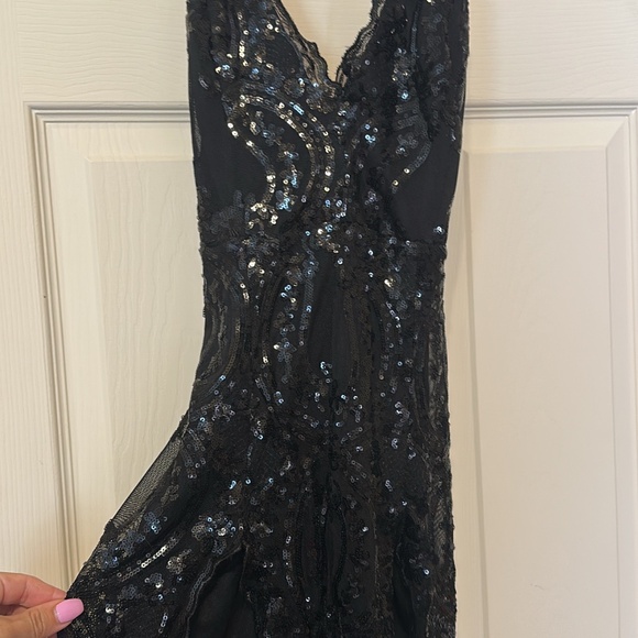 Little Black Sparkle Dress - Picture 4 of 4